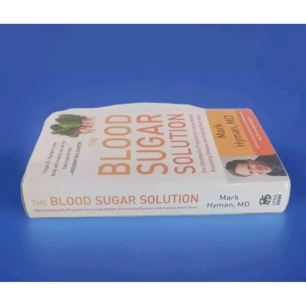THE BLOOD SUGAR SOLUTION by Mark Hyman Hardcover book‎ weight loss